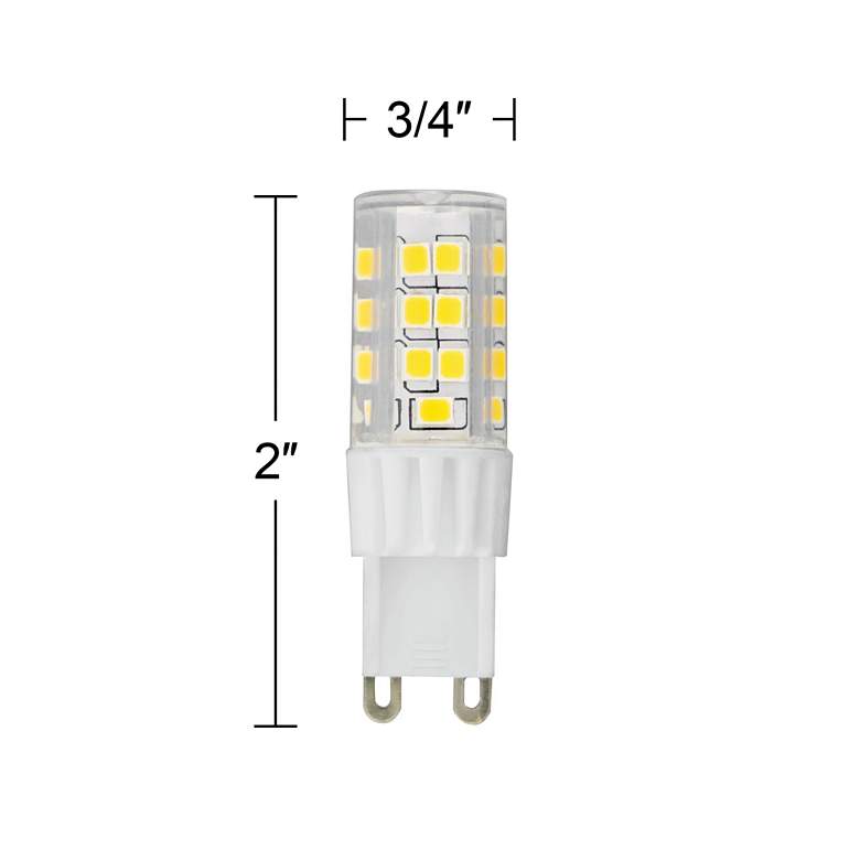 Image 4 35 Watt Equivalent Tesler 3.5 Watt LED Dimmable G9 Bulb 4 Pack more views