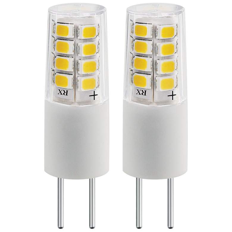 Image 1 35 Watt Equivalent Tesler 3W LED Dimmable 12V G4 Bulb 2-Pack