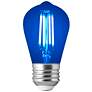 35 Watt Equivalent Tesler Blue 4W LED Dimmable Standard ST14