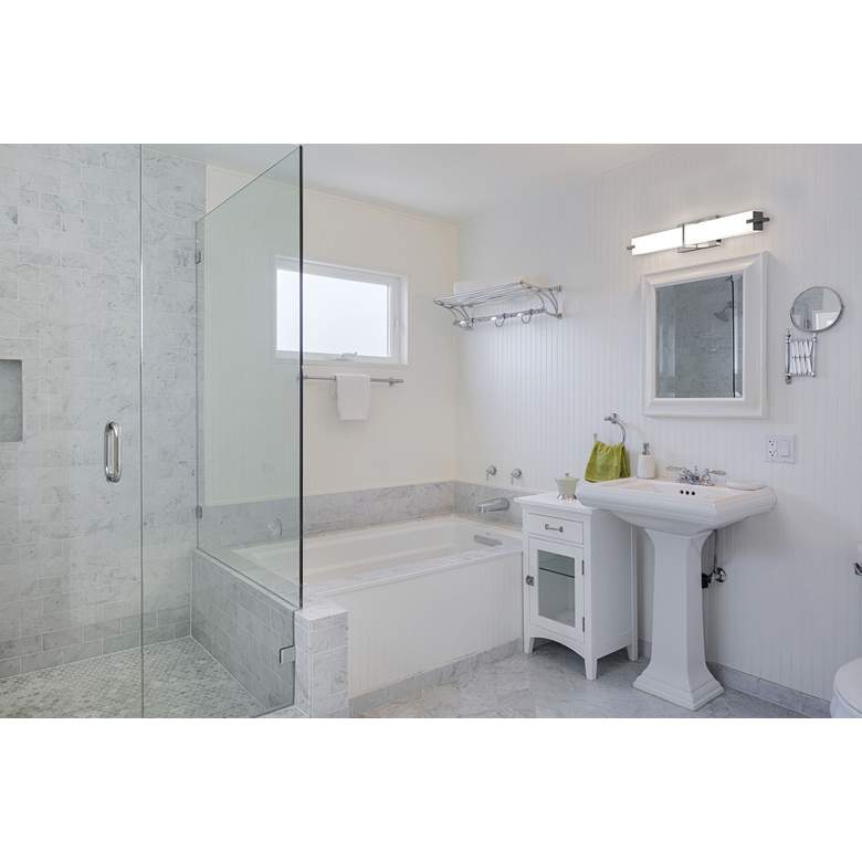 Image 1 Miller 24" Black LED Bath Light in scene