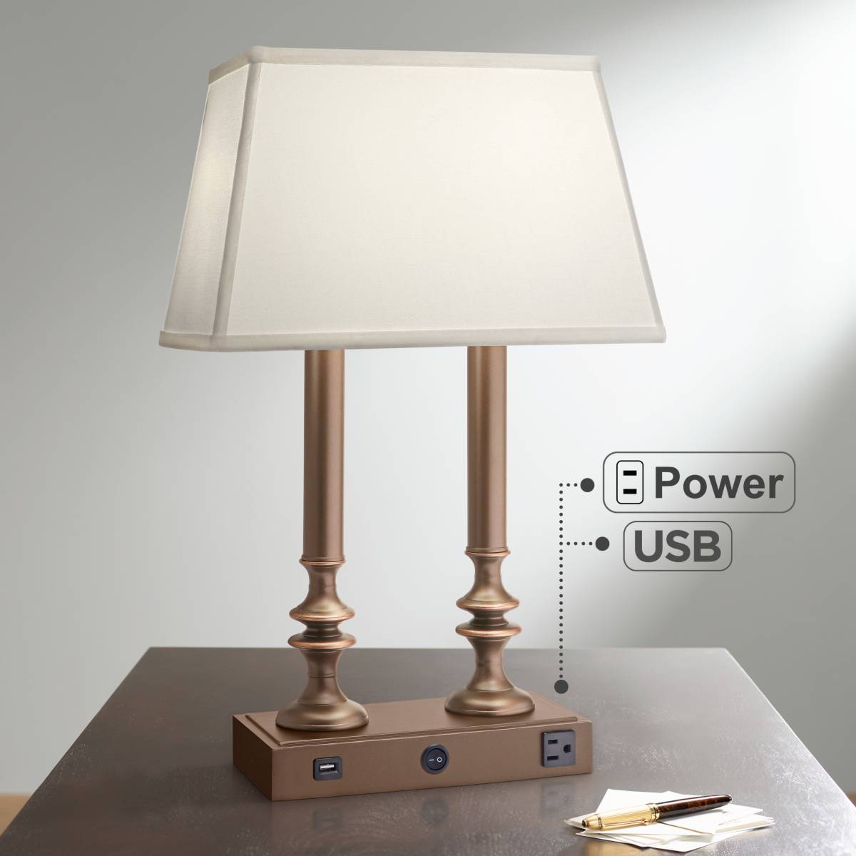 21 In. - 25 In., Usb, Table Lamps - Page 2 | Lamps Plus