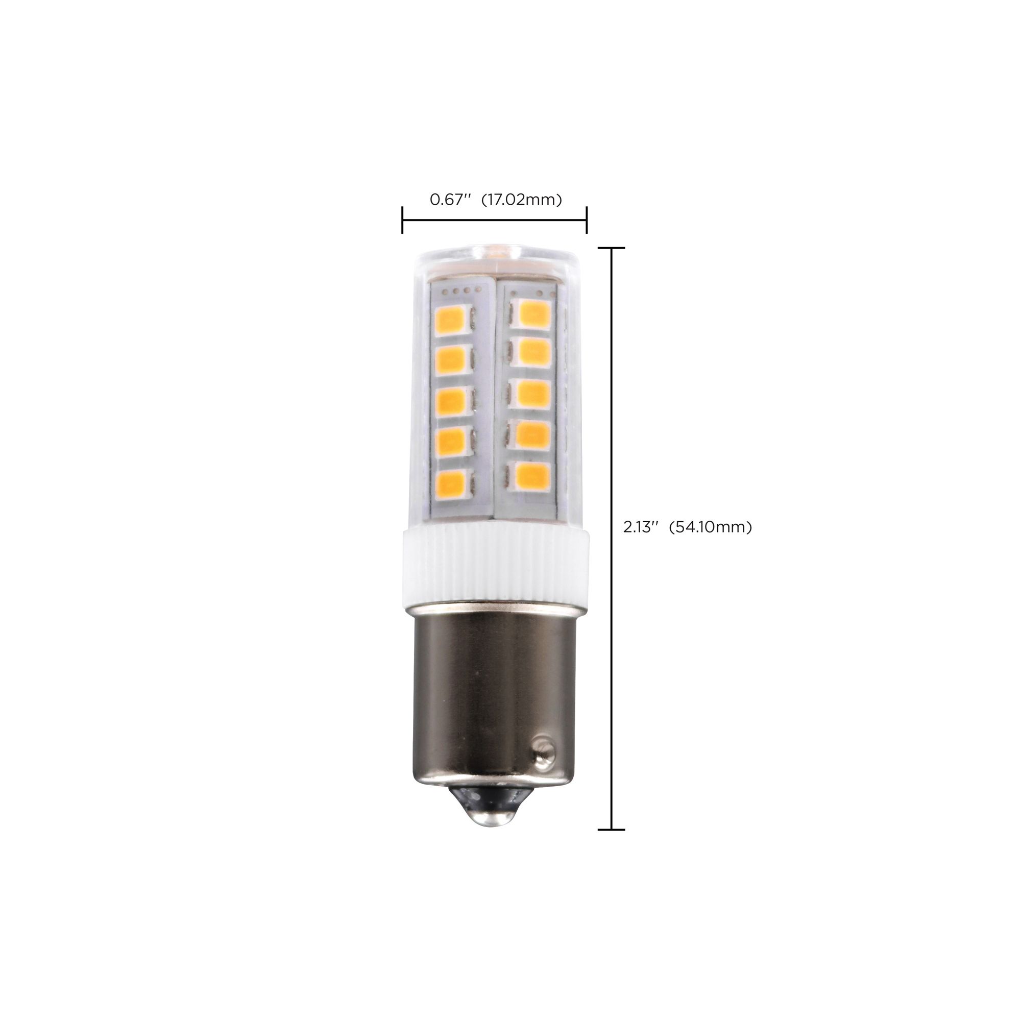 35W Equivalent Satco Clear 4.5W LED Dimmable Bayonet Bulb in scene
