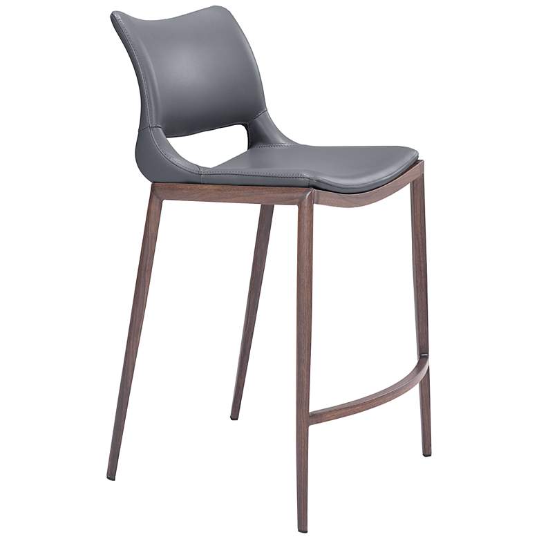 Image 1 36.6x20.9x37.2 Ace Counter Chair Gray