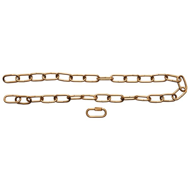 Image 1 36" Heavy Gauge Chain Fox Gold