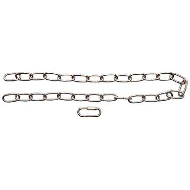 36" Heavy Gauge Chain Polished Nickel
