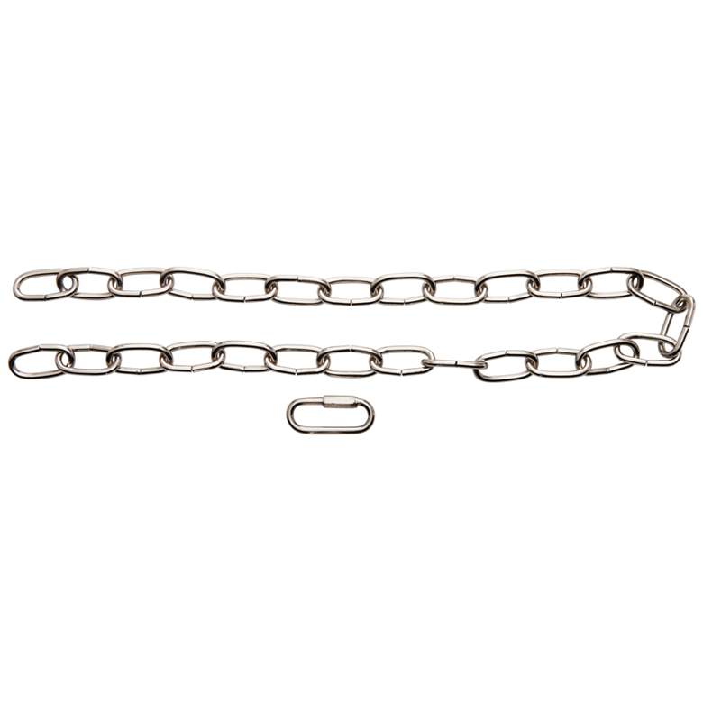 Image 1 36" Heavy Gauge Chain Polished Nickel