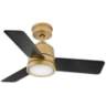 36" Hinkley Chet Heritage Brass LED Remote Ceiling Fan