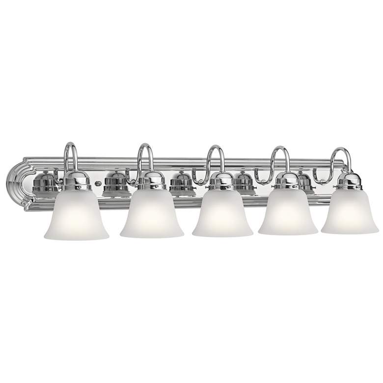 Image 1 36-in 5-Light Chrome Traditional Vanity Light