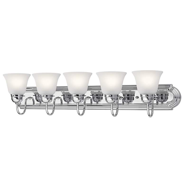 Image 2 36-in 5-Light Chrome Traditional Vanity Light more views