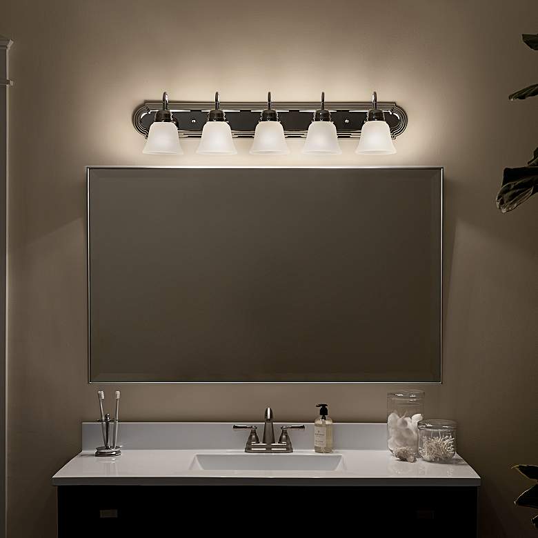 Image 6 36-in 5-Light Chrome Traditional Vanity Light more views