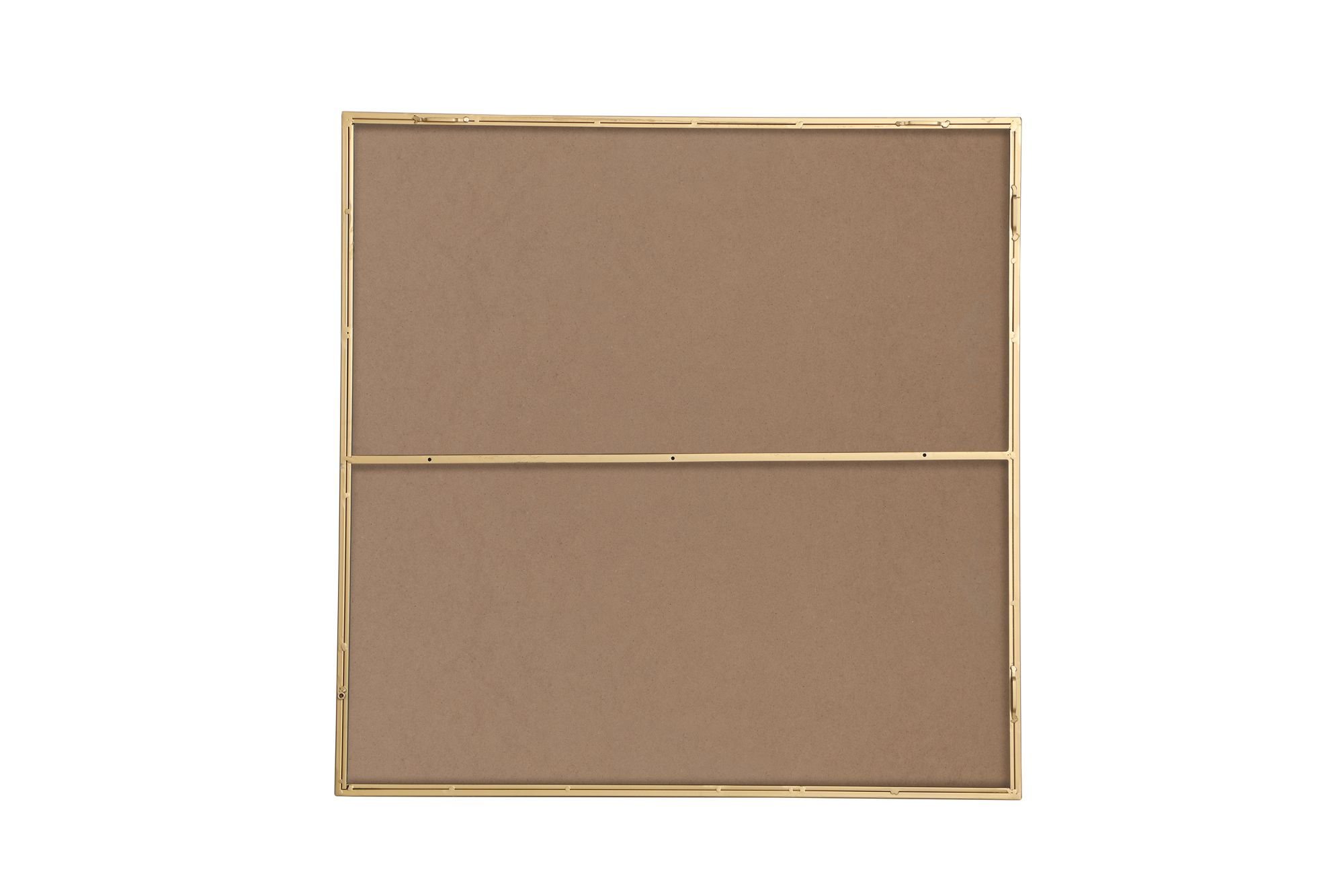 Image 6 36-in W x 36-in H Metal Frame Square Wall Mirror in Brass more views