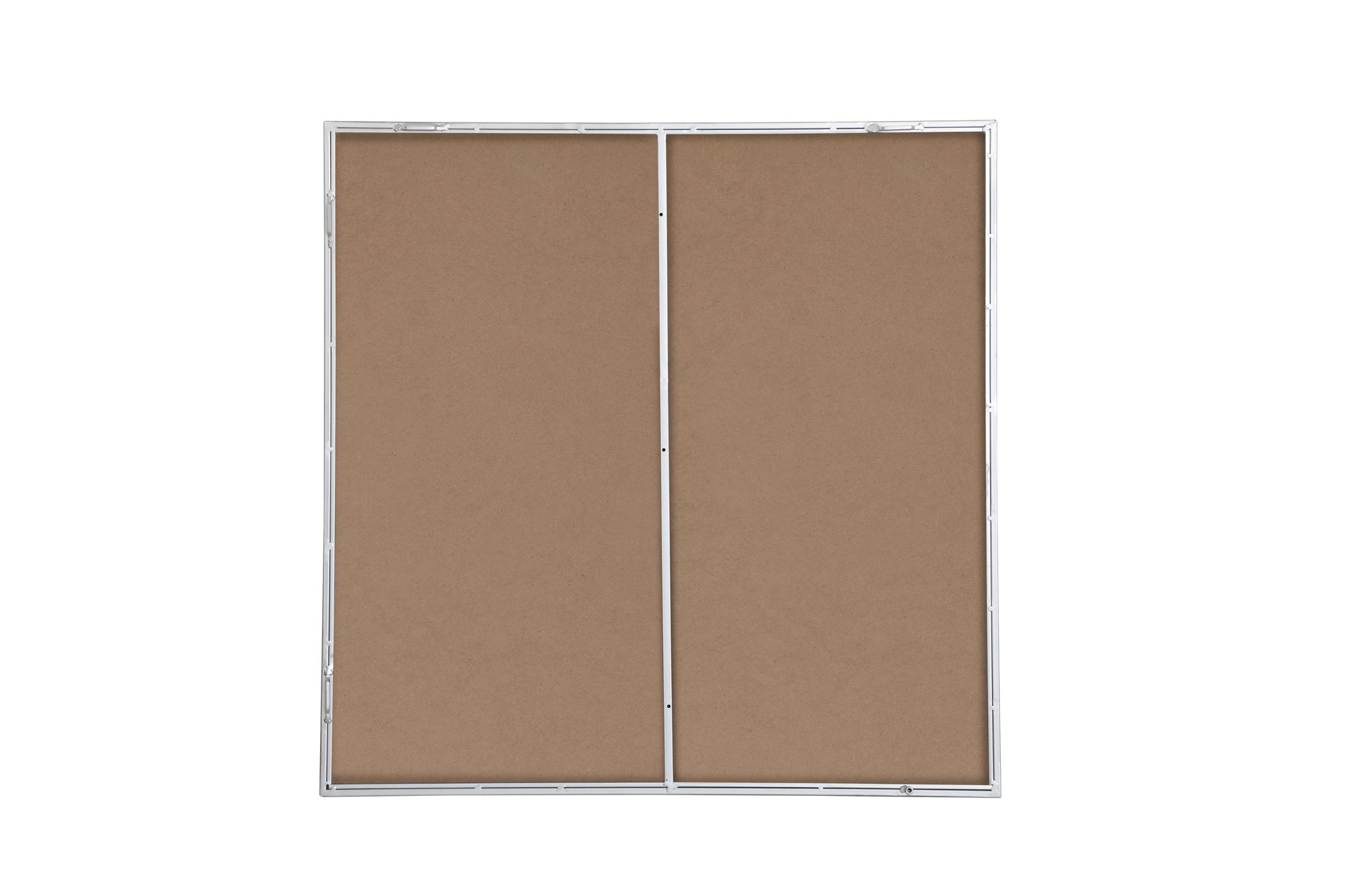 Image 6 36-in W x 36-in H Metal Frame Square Wall Mirror in Silver more views