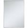 36-in W x 48-in H Metal Frame Rectangle Wall Mirror in Silver