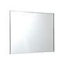 7_36-in W x 48-in H Metal Frame Rectangle Wall Mirror in Silver more views
