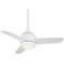 36" Airbourne White Damp Rated LED Ceiling Fan