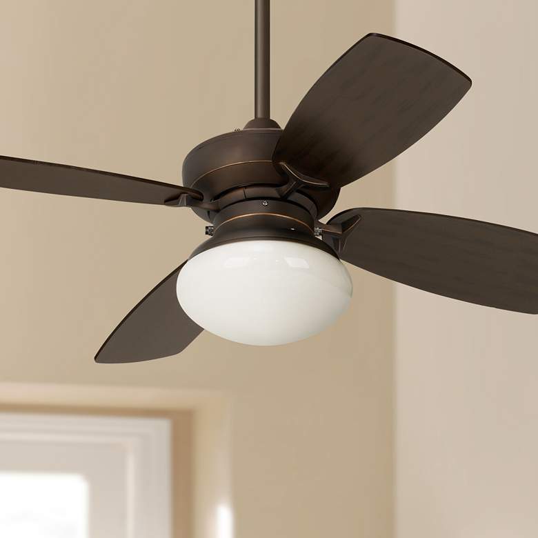 36 inch Casa Vieja Outlook Oil Rubbed Bronze LED Pull Chain Ceiling Fan