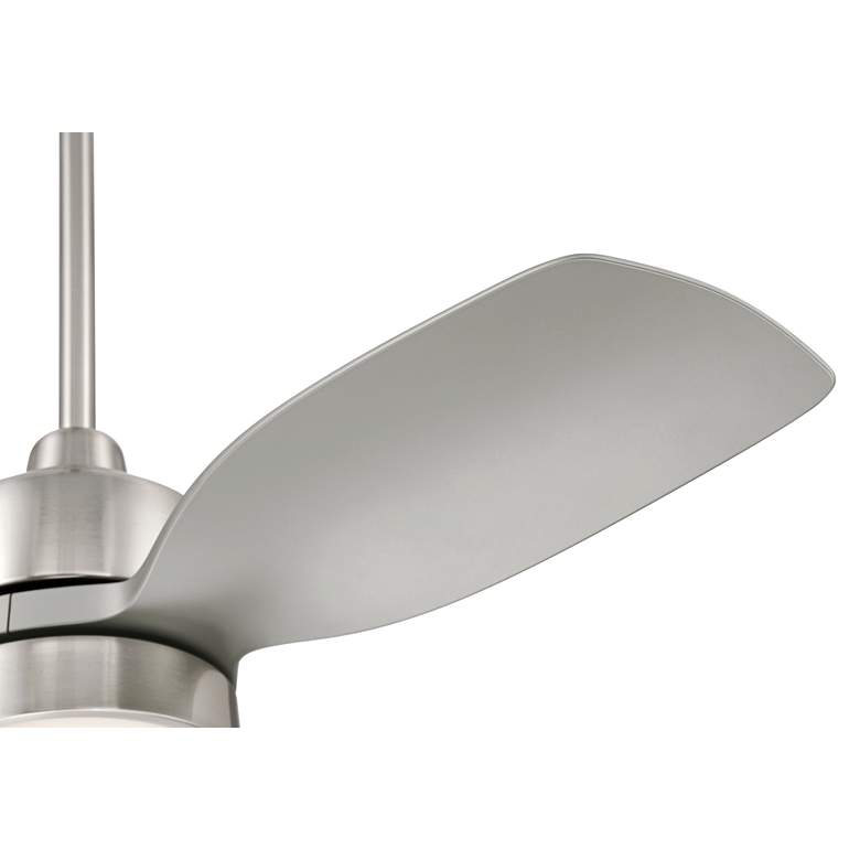 Image 4 36" Casa Vieja Verdin Brushed Nickel LED Damp Ceiling Fan with Remote more views
