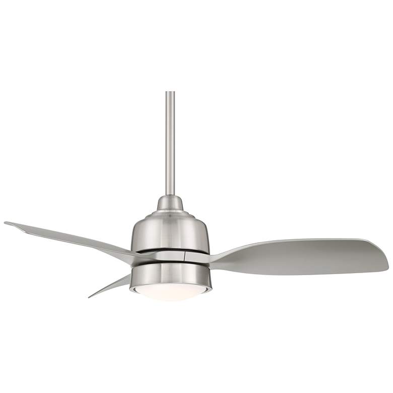 Image 5 36" Casa Vieja Verdin Brushed Nickel LED Damp Ceiling Fan with Remote more views