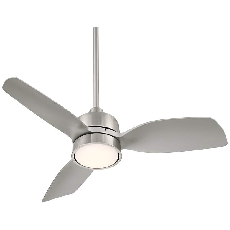 Image 6 36" Casa Vieja Verdin Brushed Nickel LED Damp Ceiling Fan with Remote more views