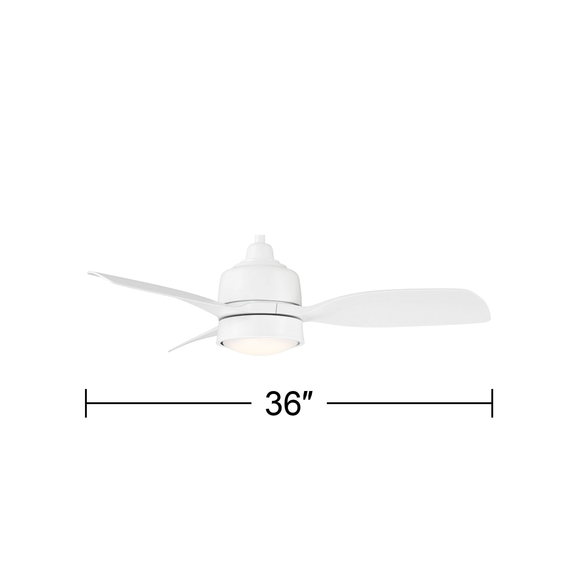 Watch A Video About the 36 Casa Vieja Verdin Matte White LED Damp Ceiling Fan with Remote