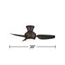Watch A Video About the Casa Vieja Whirl Emperial Bronze LED Remote Hugger Ceiling Fan