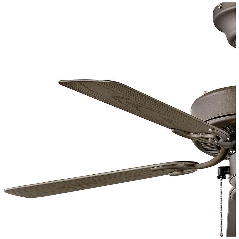 Image 7 36" Hinkley Cabana Bronze 5-Blade Damp Rated Pull Chain Ceiling Fan more views