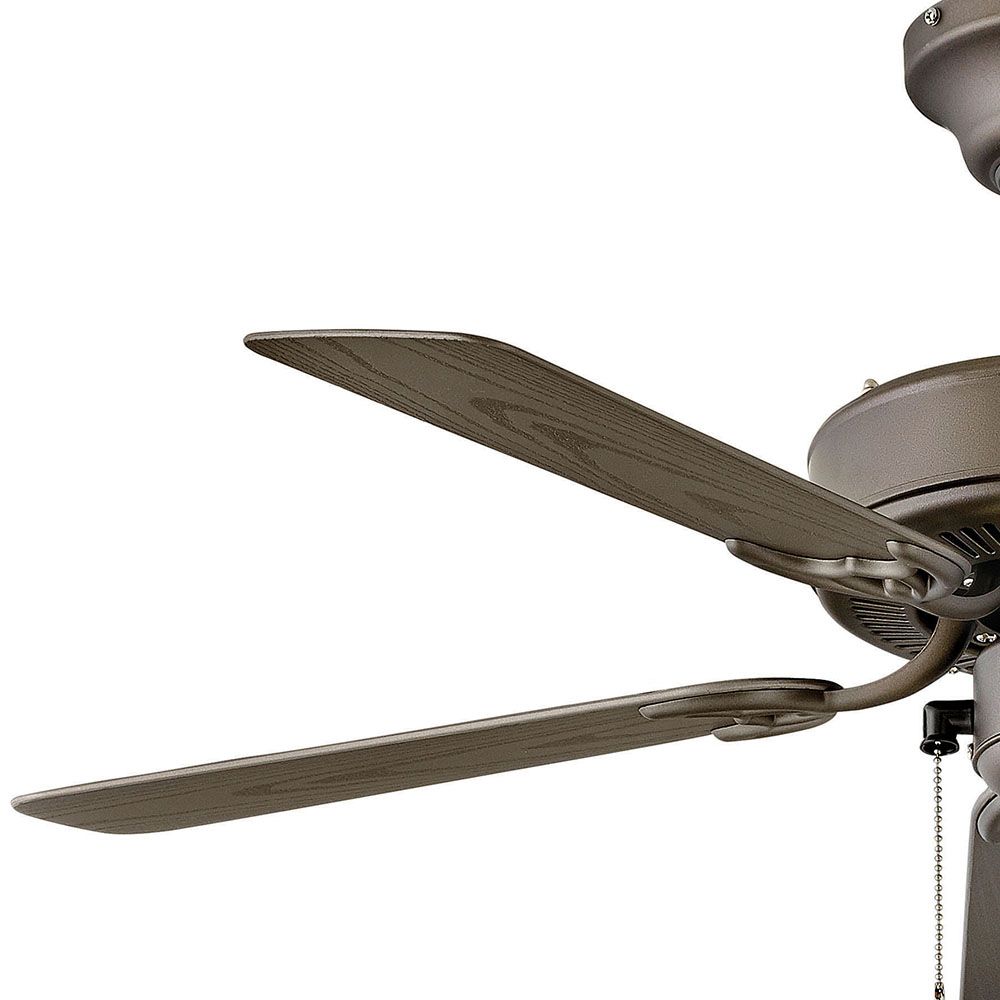 36" Hinkley Cabana Bronze 5-Blade Damp Rated Pull Chain Ceiling Fan
