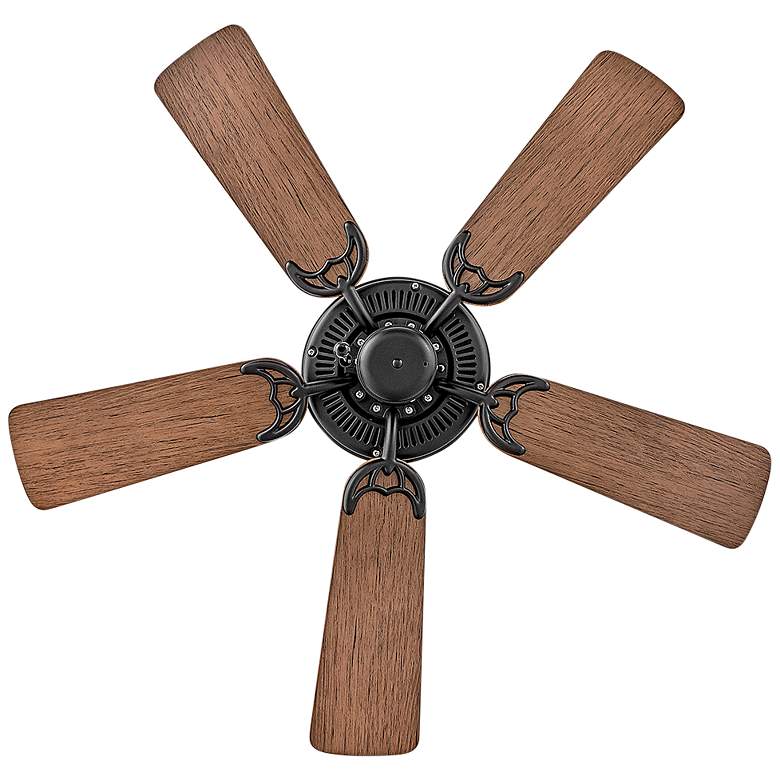 Image 5 36" Hinkley Cabana Matte Black Ceiling Fan with Pull Chain more views