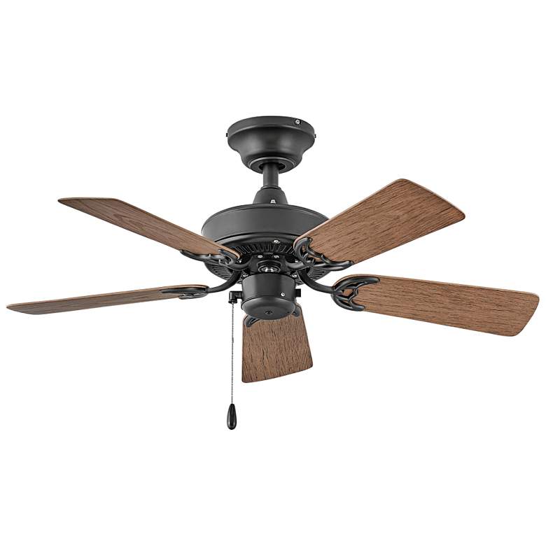 Image 2 36 inch Hinkley Cabana Matte Black Ceiling Fan