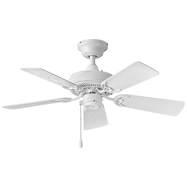 Image 2 36 inch Hinkley Cabana White 5-Blade Pull Chain Ceiling Fan
