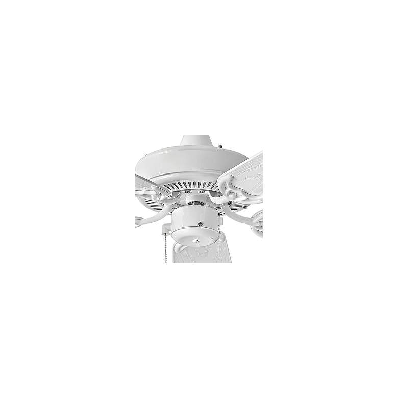 Image 3 36" Hinkley Cabana White 5-Blade Pull Chain Ceiling Fan more views
