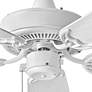 36" Hinkley Cabana White 5-Blade Pull Chain Ceiling Fan