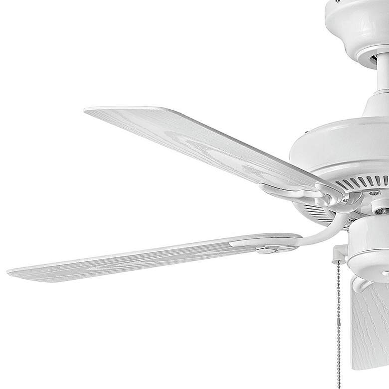 Image 4 36 inch Hinkley Cabana White 5-Blade Pull Chain Ceiling Fan more views