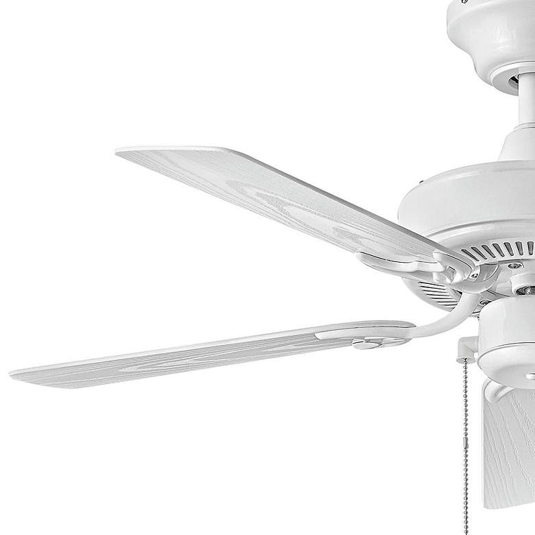 Image 4 36" Hinkley Cabana White 5-Blade Pull Chain Ceiling Fan more views