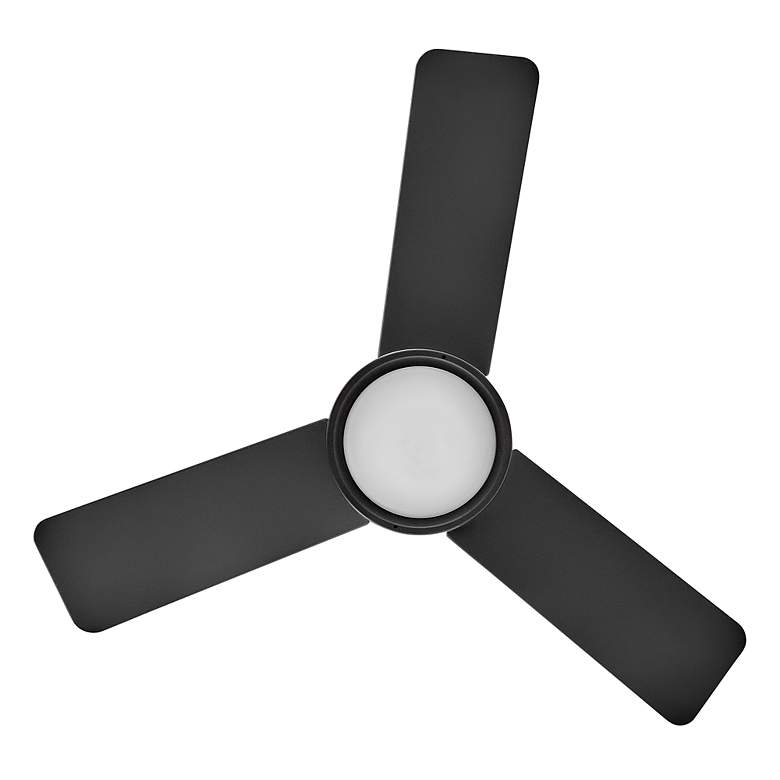 Image 3 36" Hinkley Chet Matte Black Wet Rated LED Ceiling Fan with Remote more views