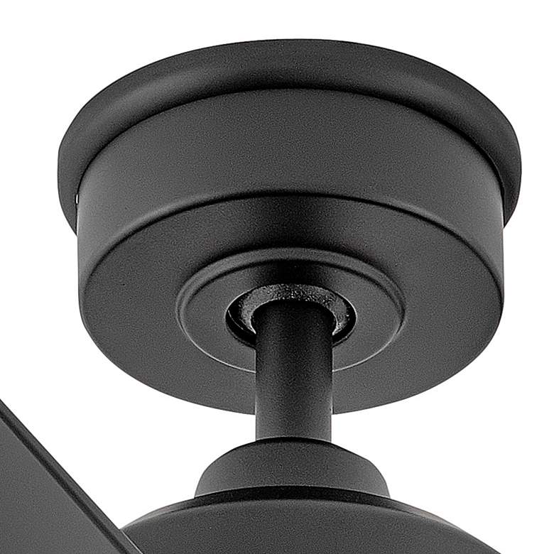 Image 5 36" Hinkley Chet Matte Black Wet Rated LED Ceiling Fan with Remote more views