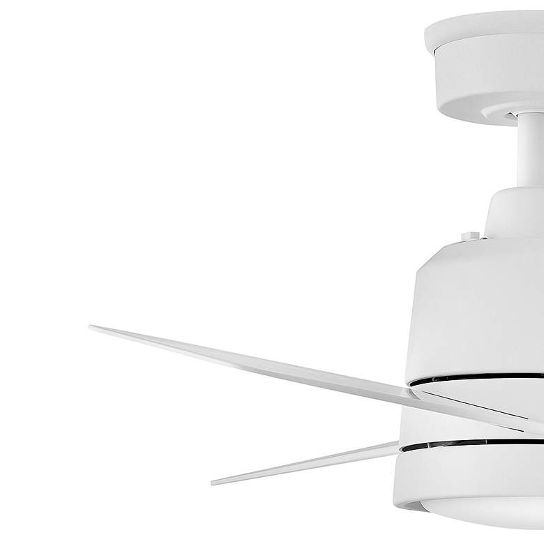 Image 3 36" Hinkley Chet Matte White LED Remote Ceiling Fan more views