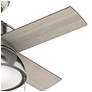 3_36" Hunter Loki Brushed Nickel Ceiling Fan with LED Light Kit more views