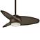 36" Minka Aire Slant Oil Rubbed Bronze LED Ceiling Fan with Remote