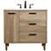 36 Inch Single Bathroom Vanity In Natural Oak