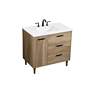 6_36 Inch Single Bathroom Vanity In Natural Oak more views