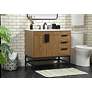 Thumbnail4 of 36 Inch Single Bathroom Vanity In Walnut Brown more views