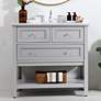 1_36 Inch Single Bathroom Vanity Set In Grey