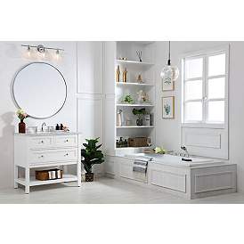 Image5 of 36 Inch Single Bathroom Vanity Set In White more views