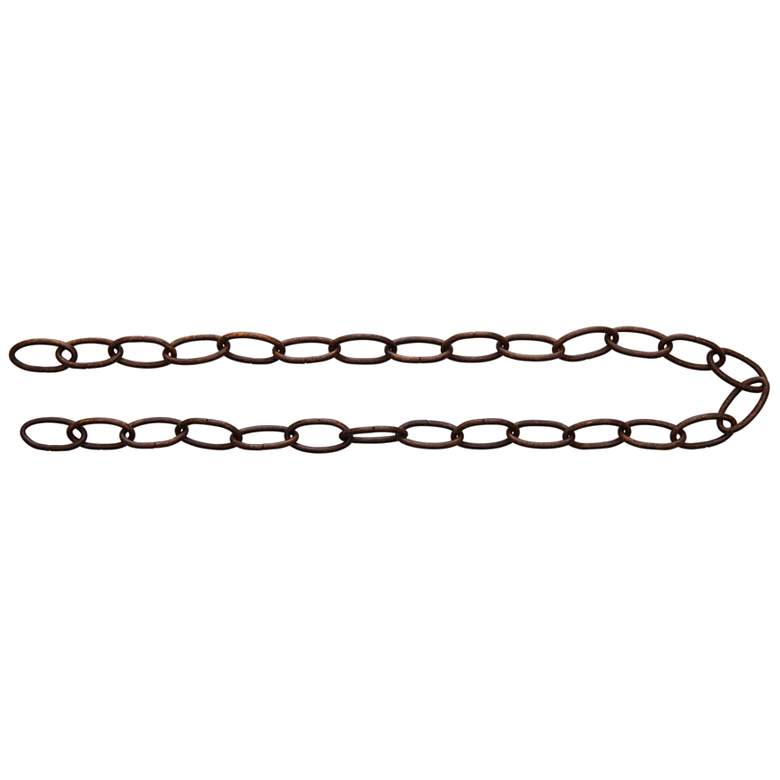 Image 1 36" Standard Gauge Chain Brownstone