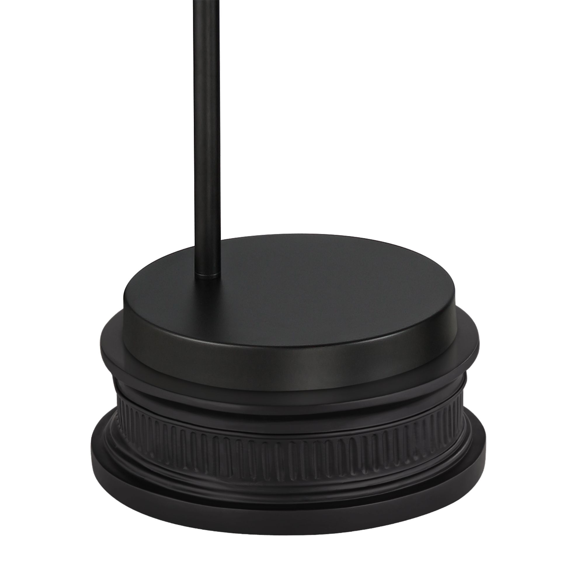 Image 3 360 Lighitng Cora 76 1/2" Modern Black Arc Floor Lamp with Black Riser more views