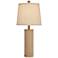 360 Lighitng Gisele 24" High Gold Wash Lattice Column Table Lamp
