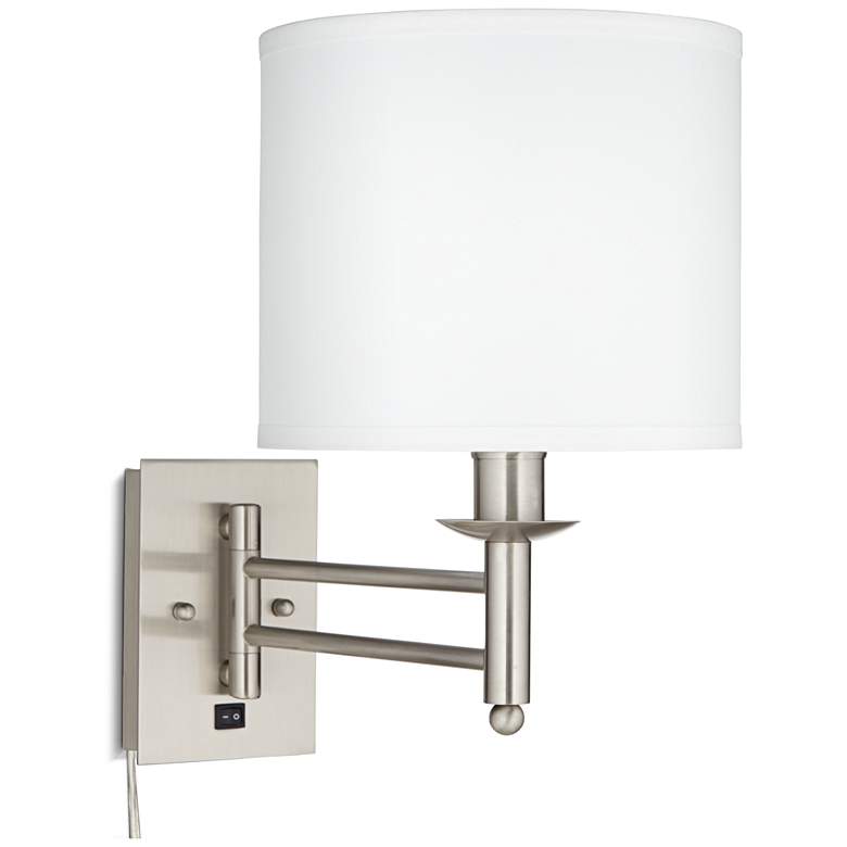 Image 1 360 Lighting 15 inch High Swing Arm Modern Plug-In Wall Light