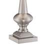 360 Lighting 19" High Brushed Nickel Finish Touch On-Off Table Lamp in scene