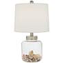 360 Lighting 20 1/2" Clear Glass Fillable Accent Lamp with Dimmer